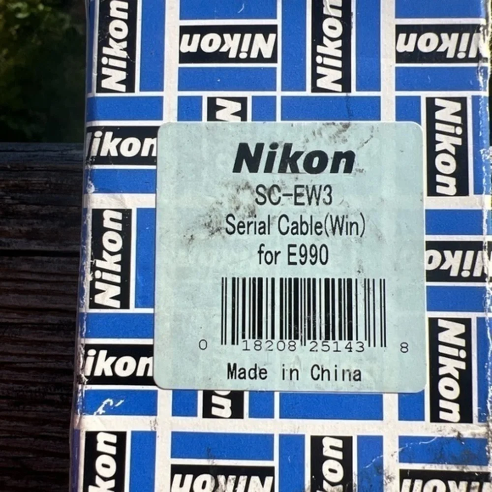 Nikon SC-EW3 Serial Cable for‎ Coolpix E990 - New In Box! 🔥🎥 (S)